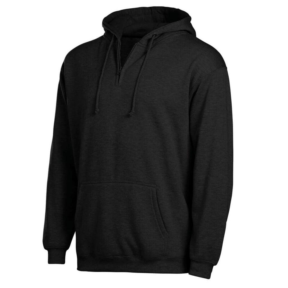 Pullover Hooded 1/4 Zip Sweatshirt