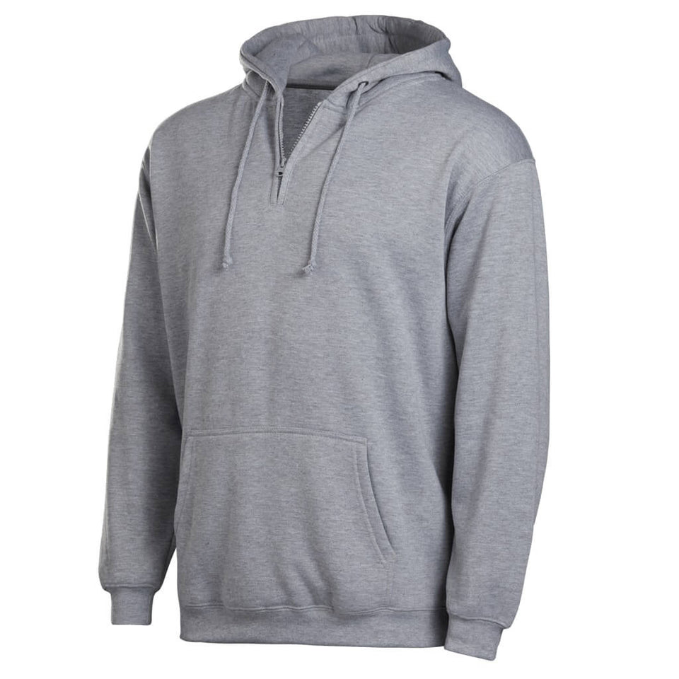 Pullover Hooded 1/4 Zip Sweatshirt